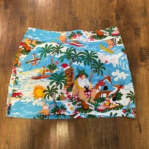 Loudmouth Tropical Surf Print Skort